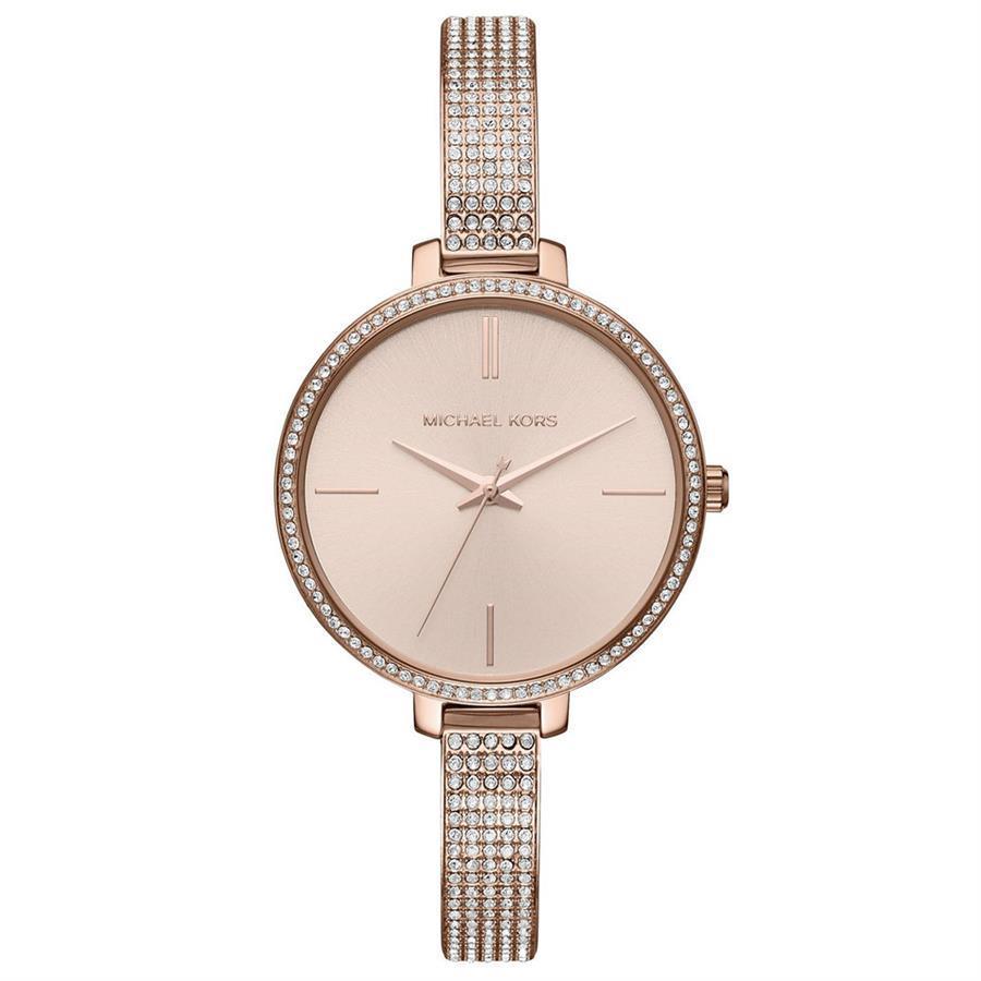 Michael Kors MK3785 Jaryn Crystal Rose Gold Dial Women s Watch Watch Home