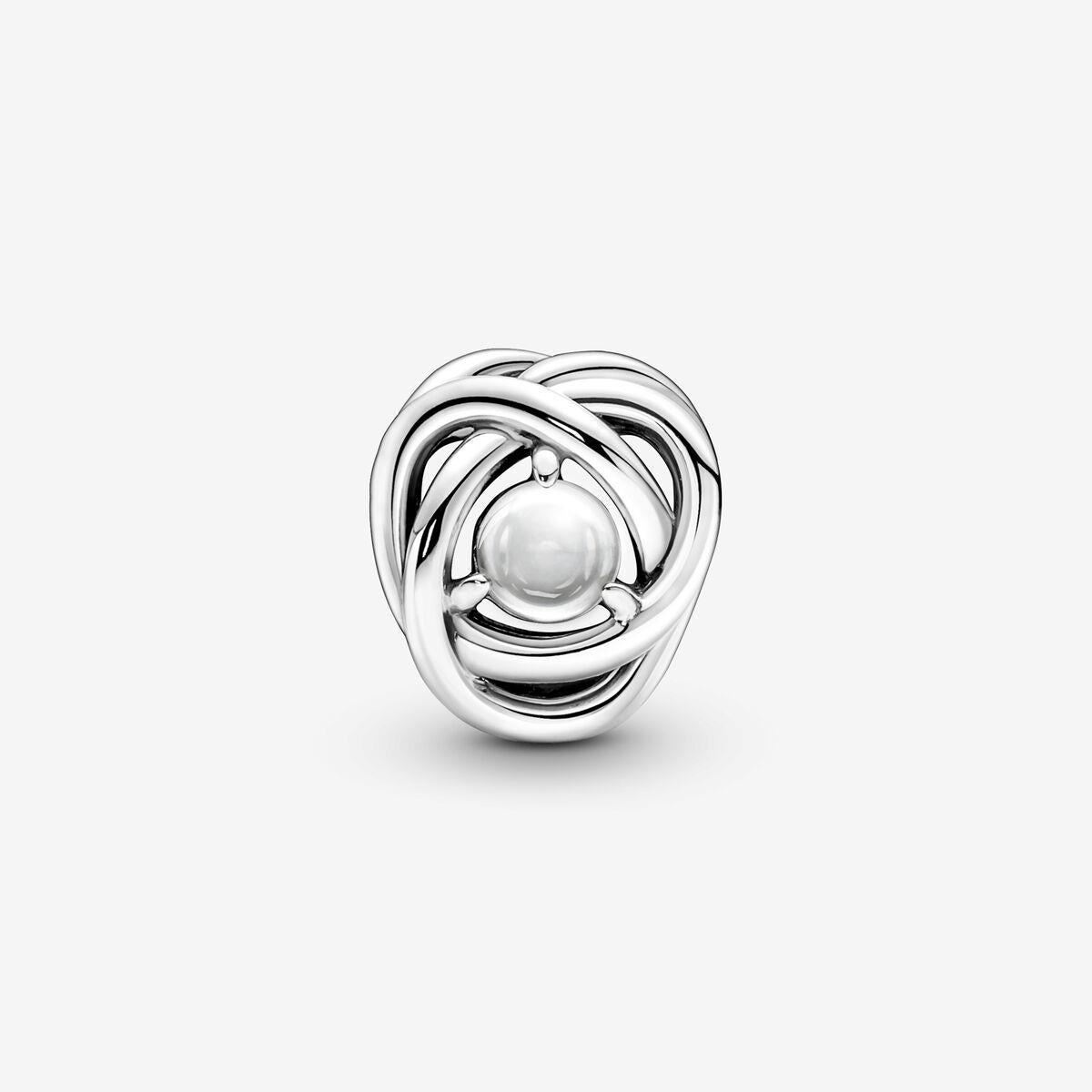 Pandora April Birthstone Eternity Circle Charm