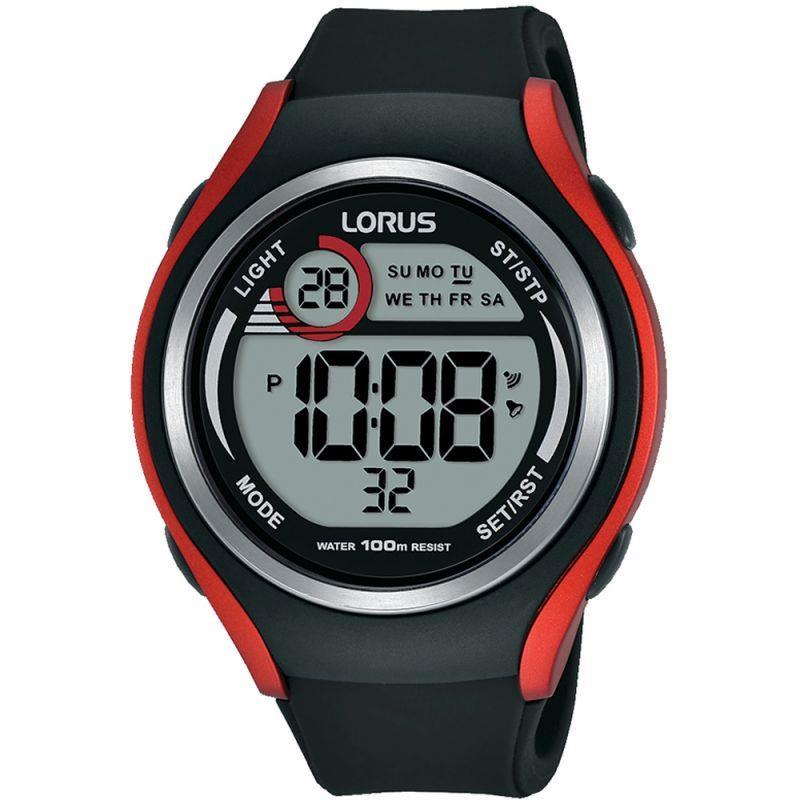 Lorus R2379LX9 Black Silicone Strap Men's Watch - Watch Home™