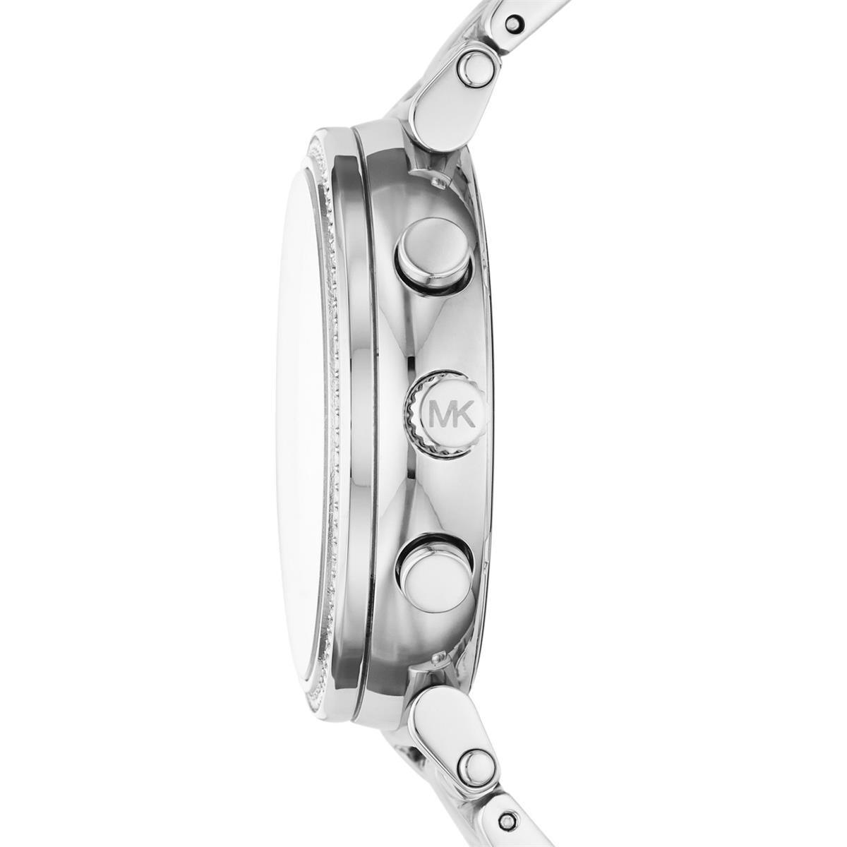Michael Kors Womens Quartz Stainless Steel White Dial 38mm Watch - Mk5