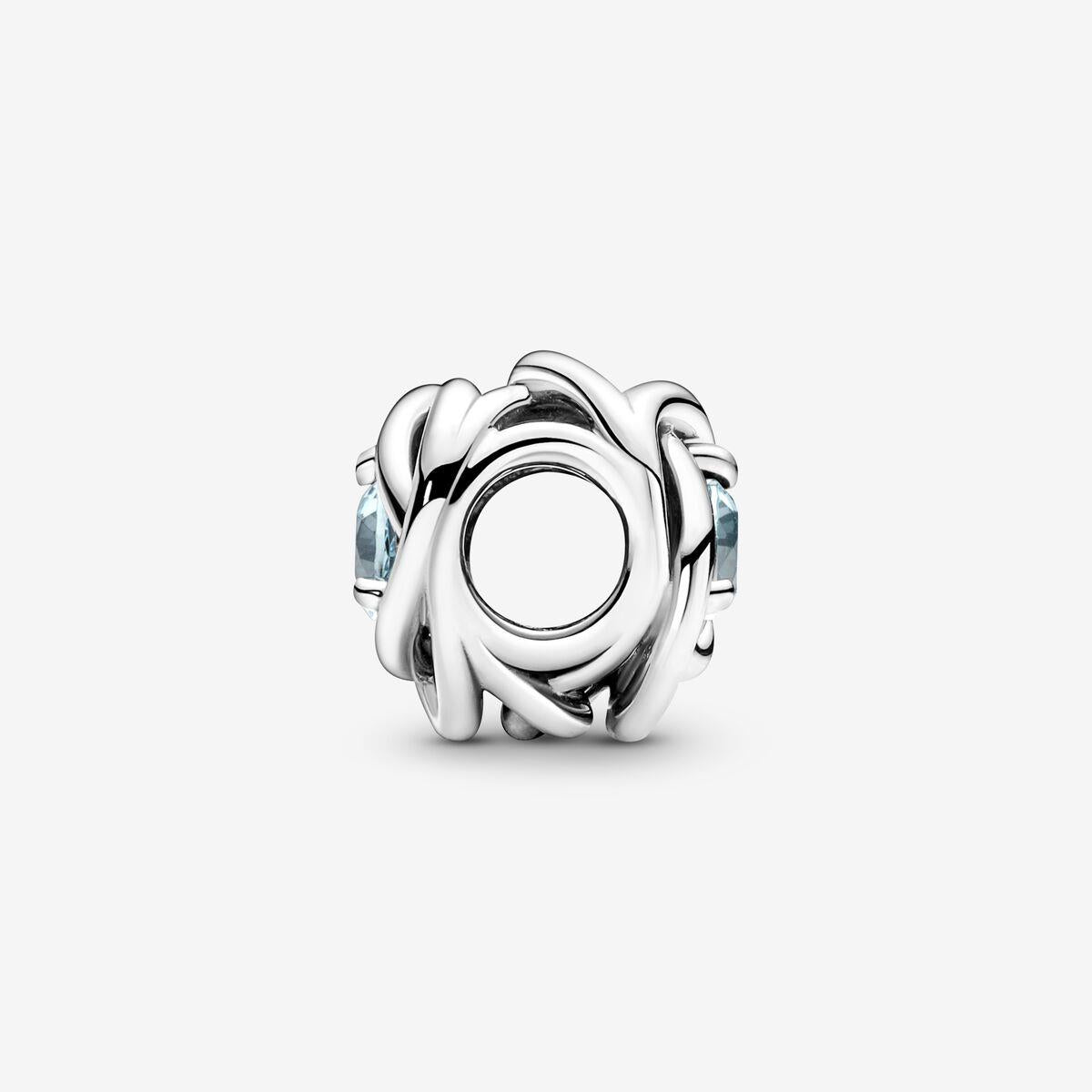 Pandora March Birthstone Eternity Circle Charm